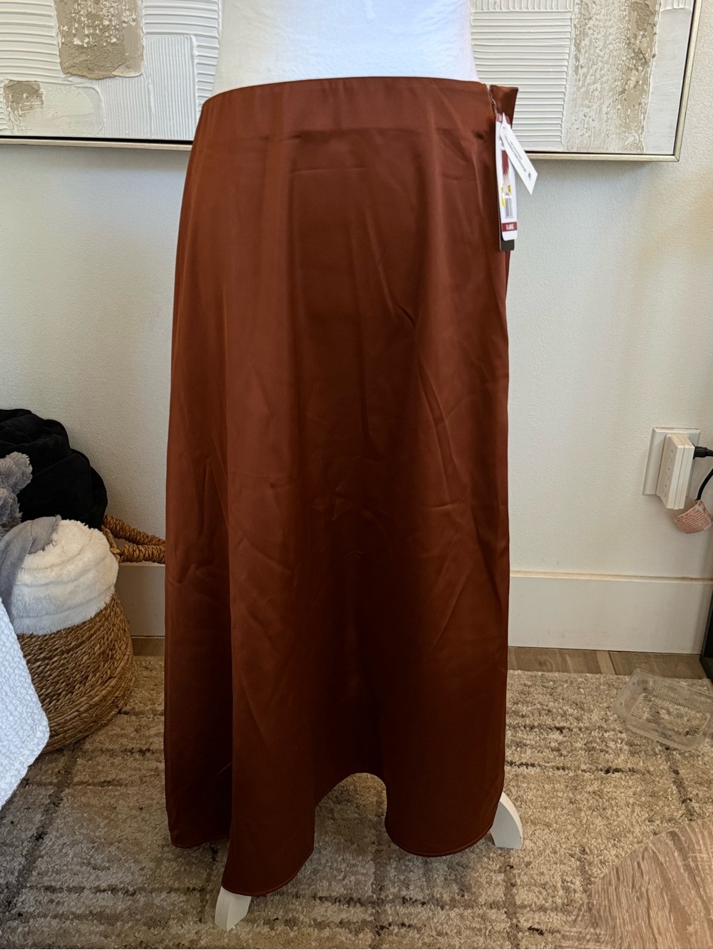 French Connection Brown Maxi Skirt
